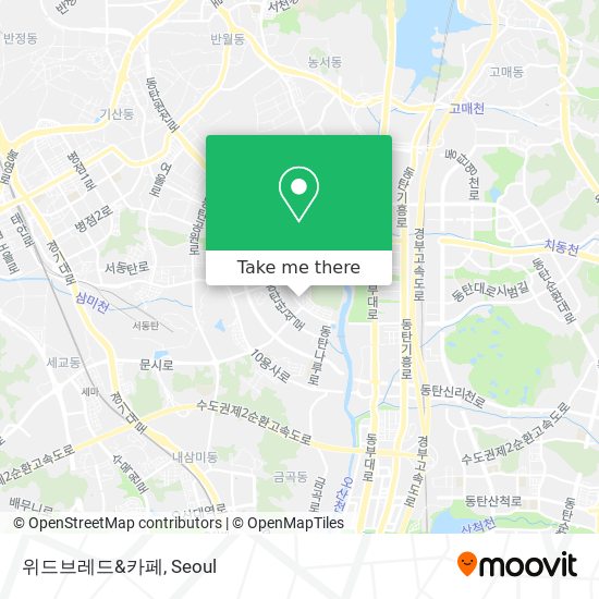 위드브레드&카페 map