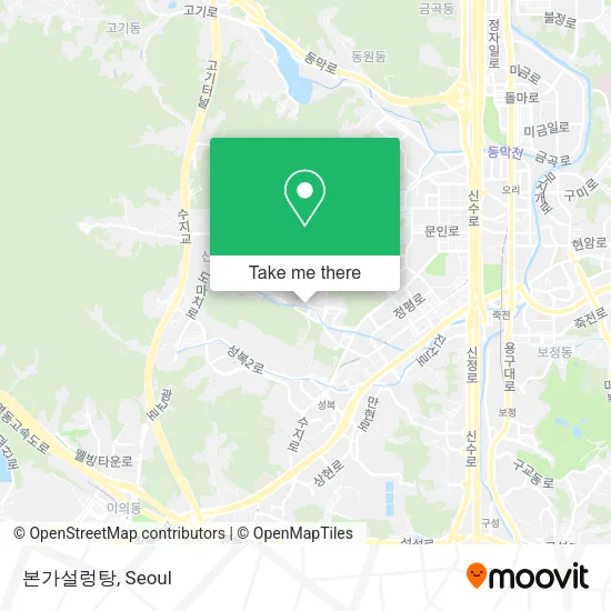 본가설렁탕 map