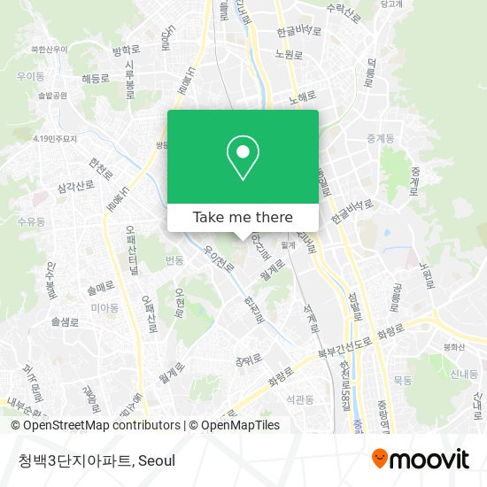 청백3단지아파트 map