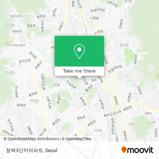청백3단지아파트 map