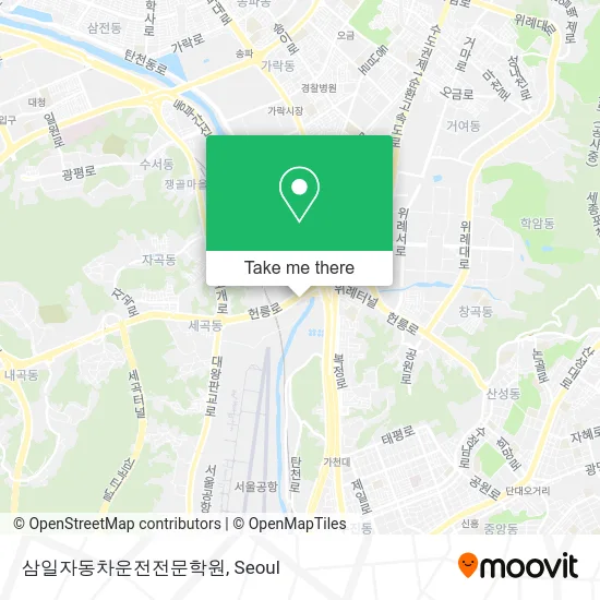 삼일자동차운전전문학원 map