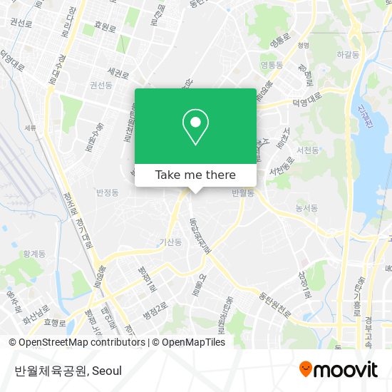 반월체육공원 map