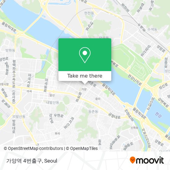 가양역 4번출구 map