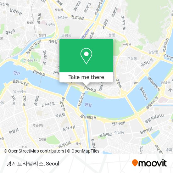 광진트라팰리스 map