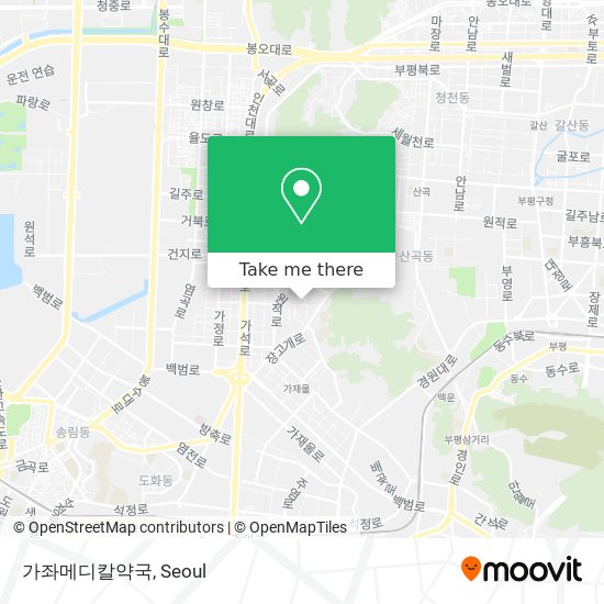 가좌메디칼약국 map