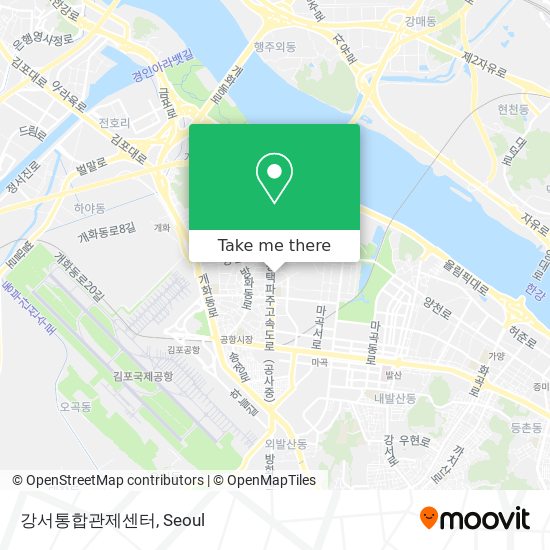 강서통합관제센터 map