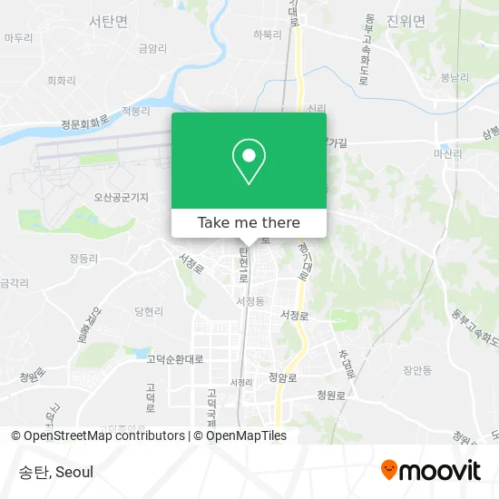 송탄 map