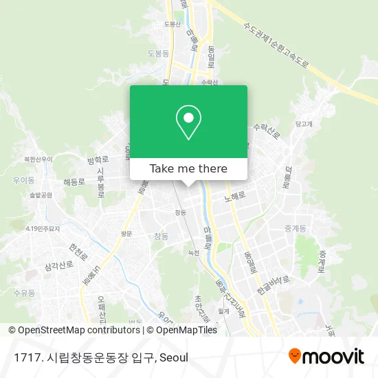 1717. 시립창동운동장 입구 map