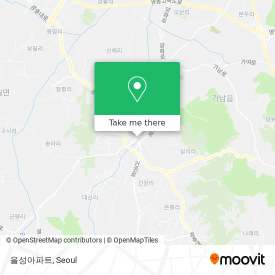 을성아파트 map