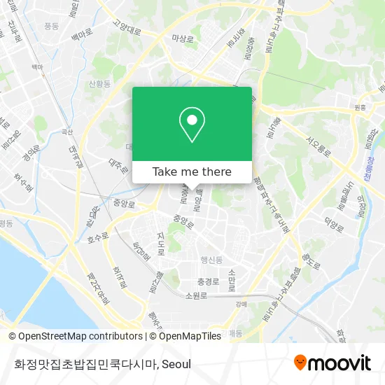 화정맛집초밥집민쿡다시마 map