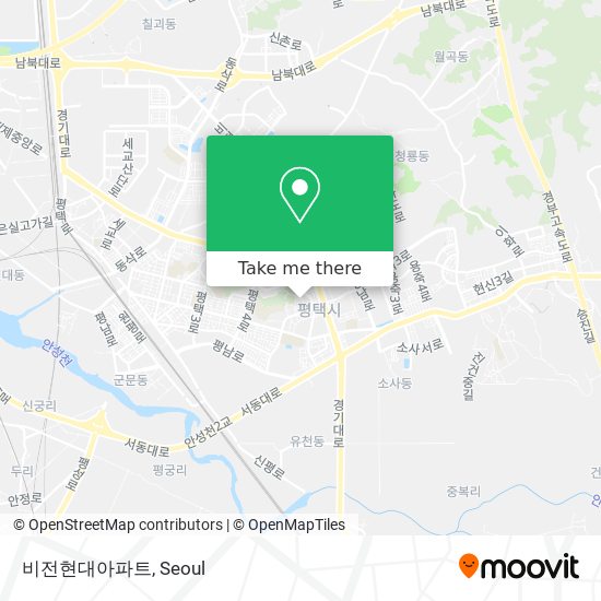 비전현대아파트 map