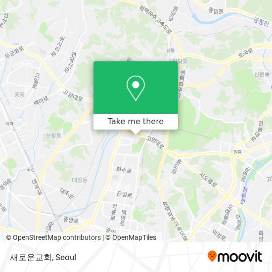 새로운교회 map
