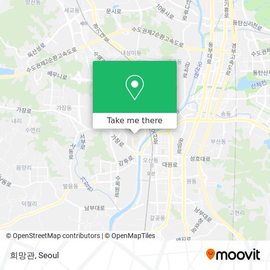 희망관 map