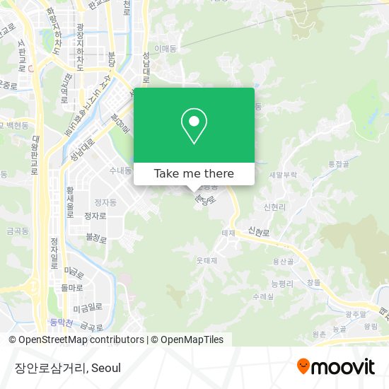 장안로삼거리 map