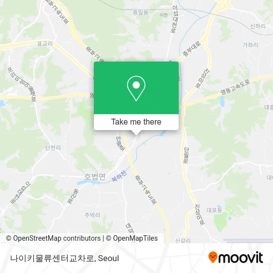 나이키물류센터교차로 map