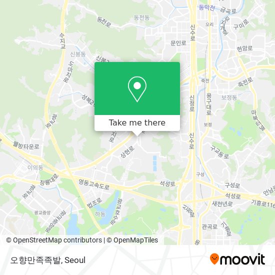 오향만족족발 map