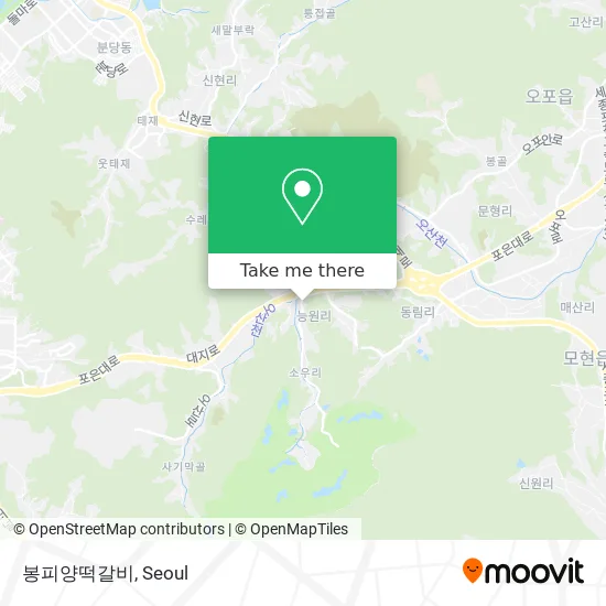 봉피양떡갈비 map