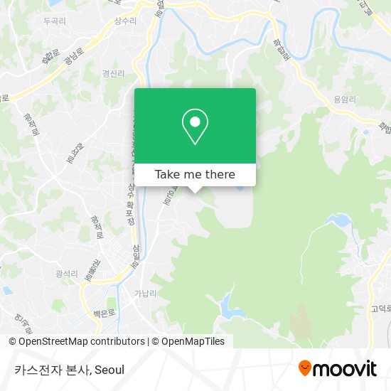 카스전자 본사 map