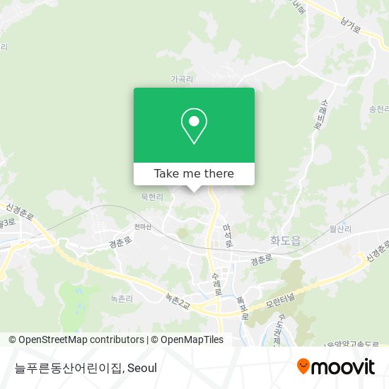 늘푸른동산어린이집 map