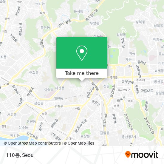 110동 map