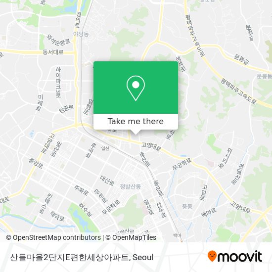 산들마을2단지E편한세상아파트 map