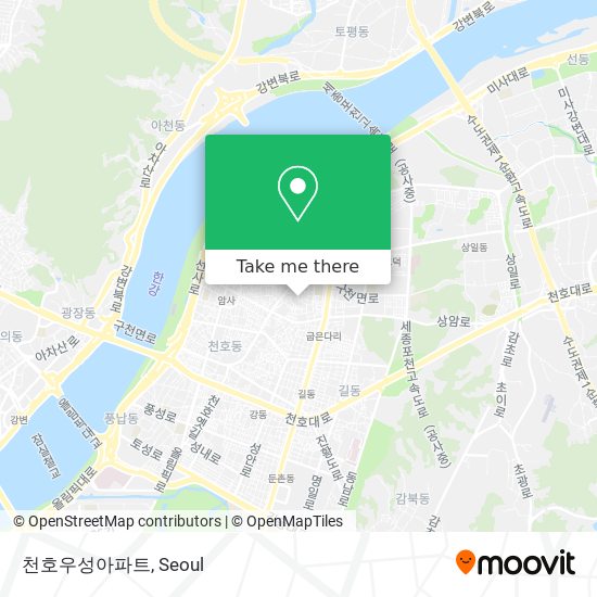 천호우성아파트 map