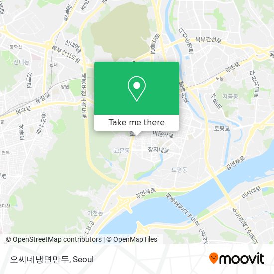오씨네냉면만두 map