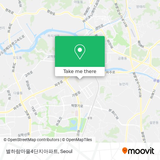 별하람마을4단지아파트 map