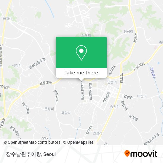 장수남원추어탕 map