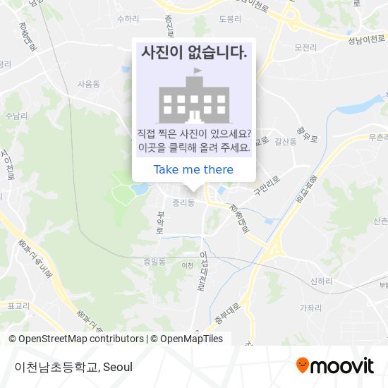 이천남초등학교 map