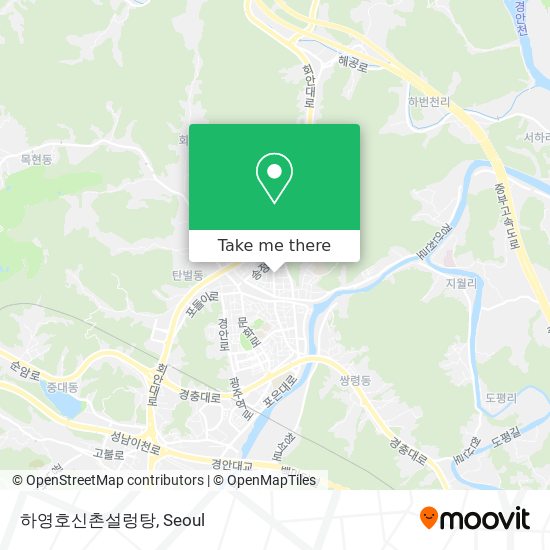 하영호신촌설렁탕 map