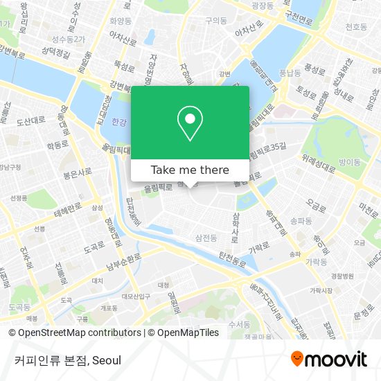 커피인류 본점 map