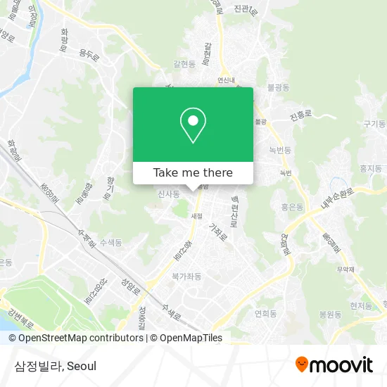 삼정빌라 map