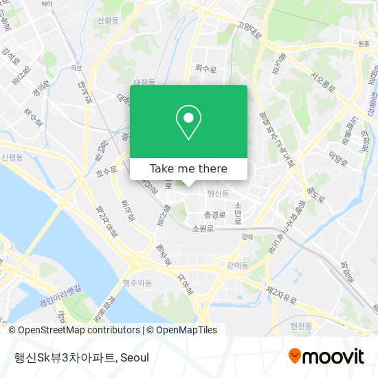 행신Sk뷰3차아파트 map