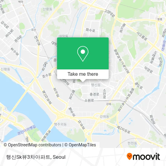 행신Sk뷰3차아파트 map
