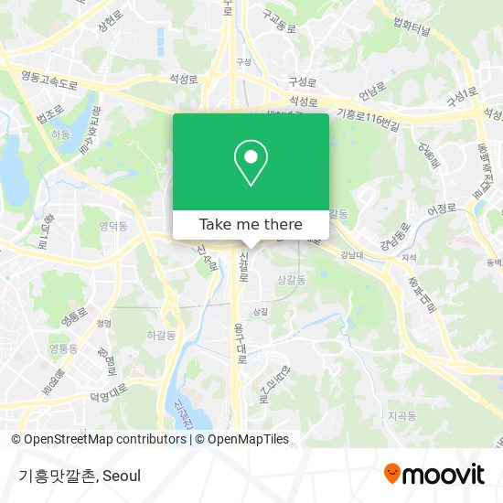 기흥맛깔촌 map