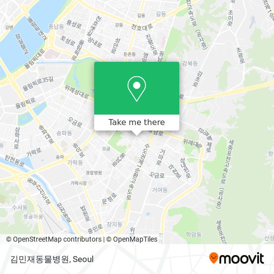 김민재동물병원 map