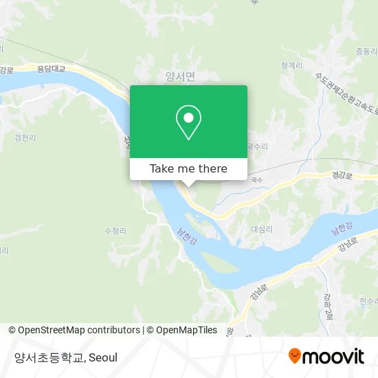 양서초등학교 map
