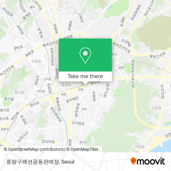 중량구패션공동판매장 map
