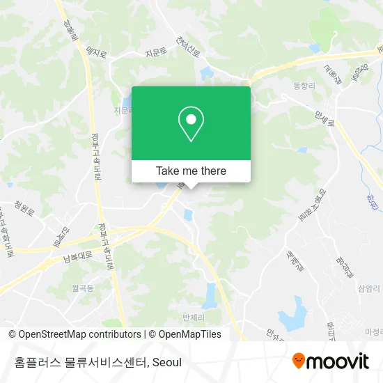 홈플러스 물류서비스센터 map
