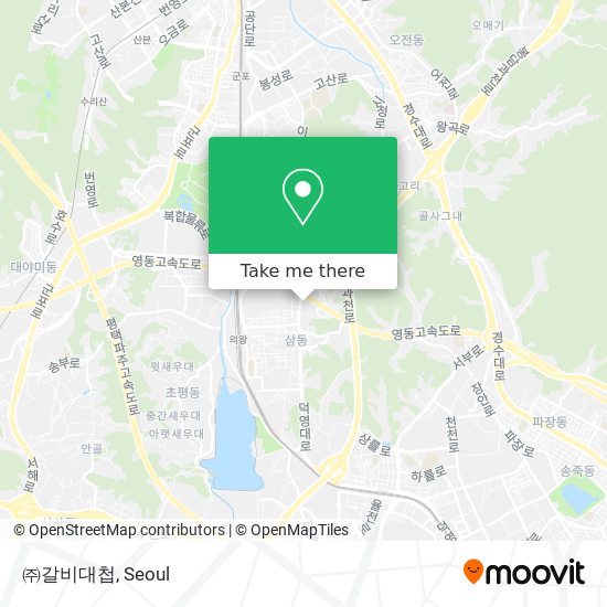 ㈜갈비대첩 map