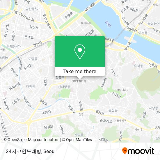 24시코인노래방 map