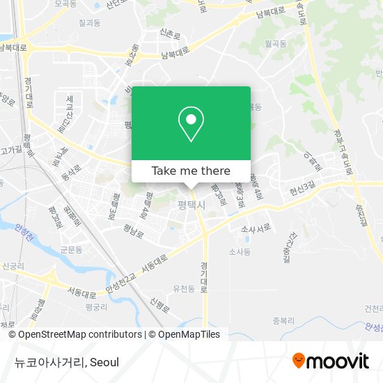 뉴코아사거리 map