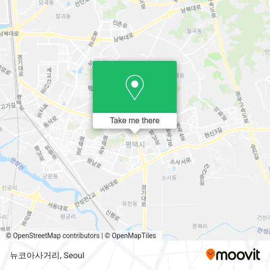 뉴코아사거리 map