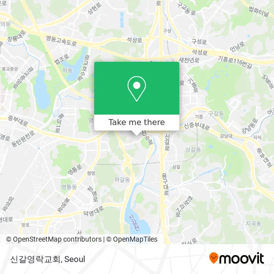 신갈영락교회 map