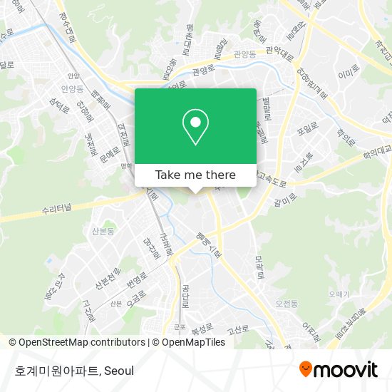 호계미원아파트 map