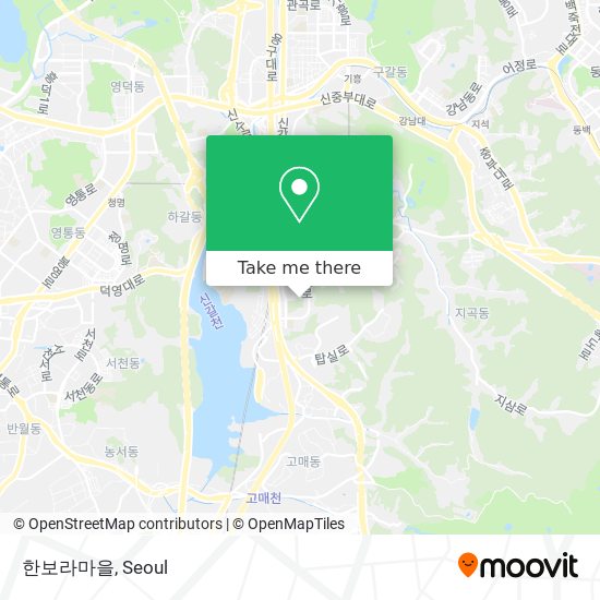 한보라마을 map