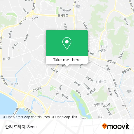 한라프라자 map