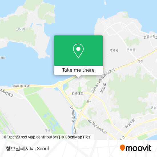 창보밀레시티 map