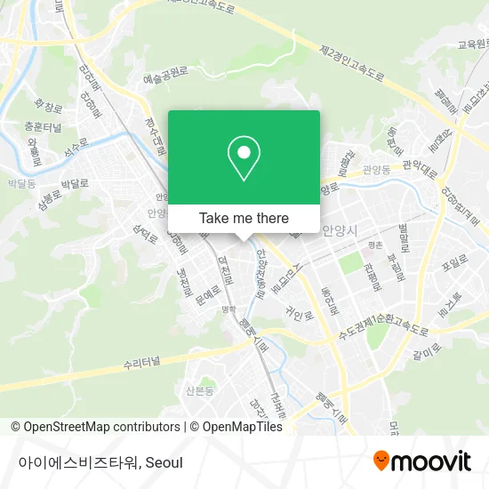 아이에스비즈타워 map